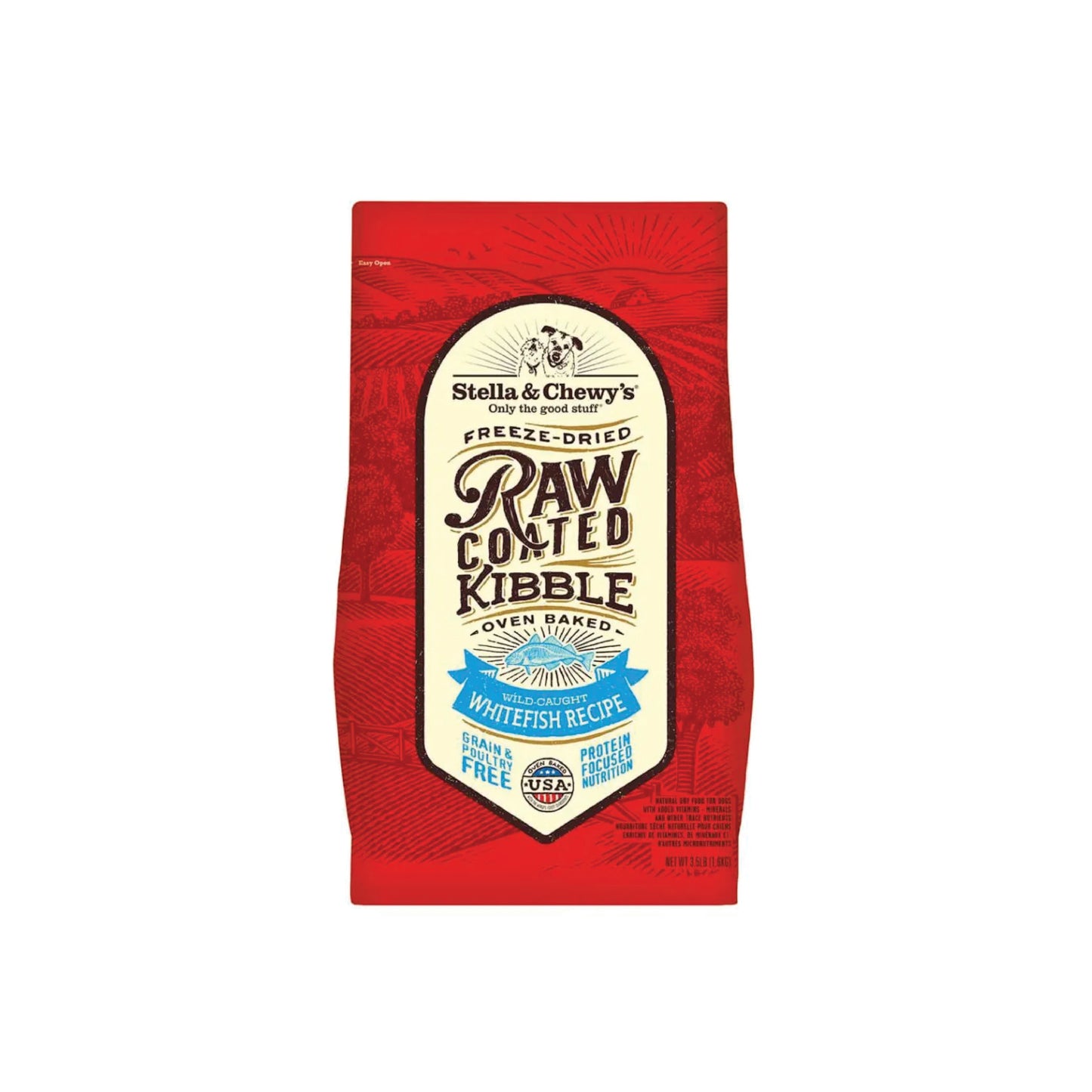 Stella & Chewy's - Nourriture pour chien au saumon sauvage "Raw Coated" (sans grains)