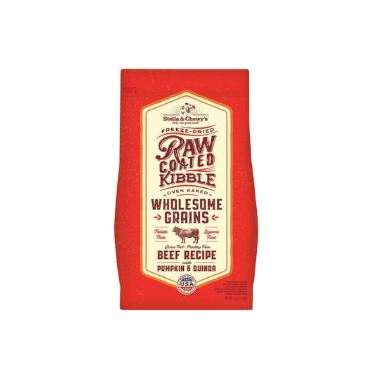 Stella & Chewy's - Grass-Fed Beef with Pumpkin & Quinoa Recipe Raw Coated (with Grains)