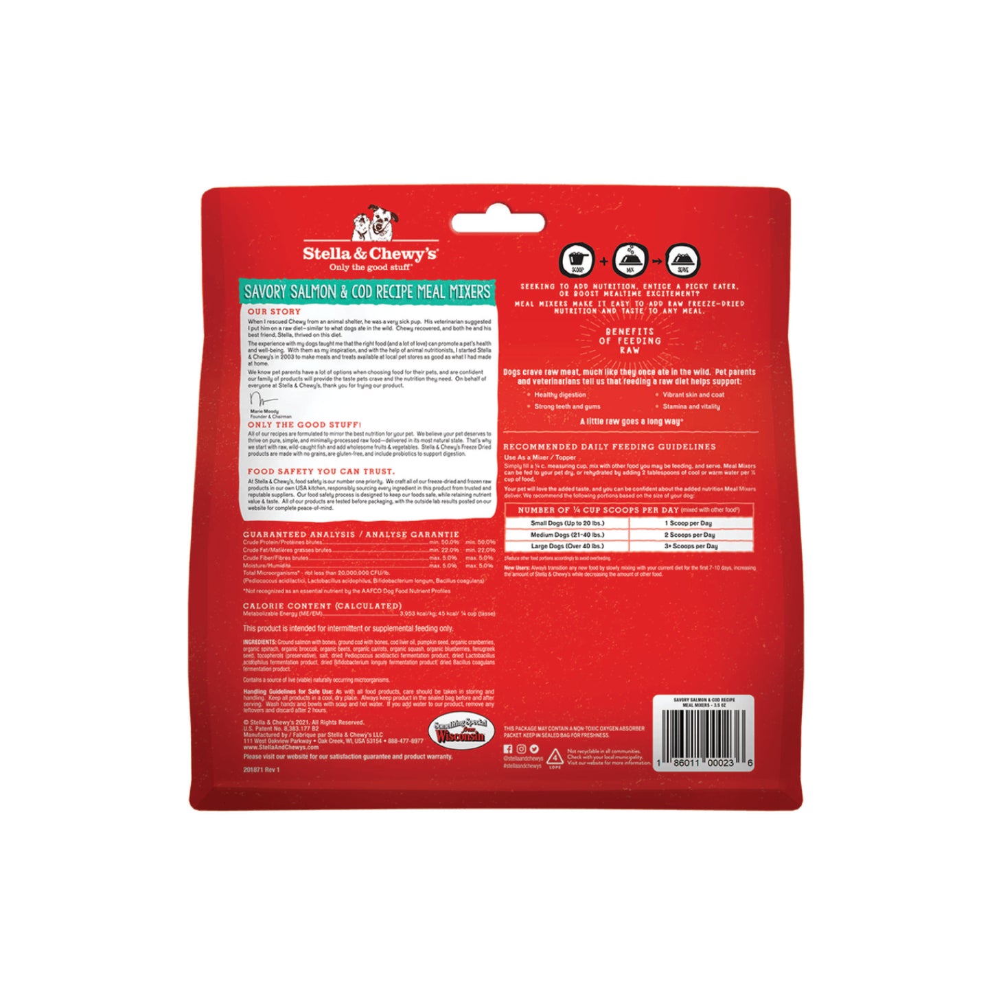 Stella & Chewy's - Savory Salmon & Cod Meal Mixers