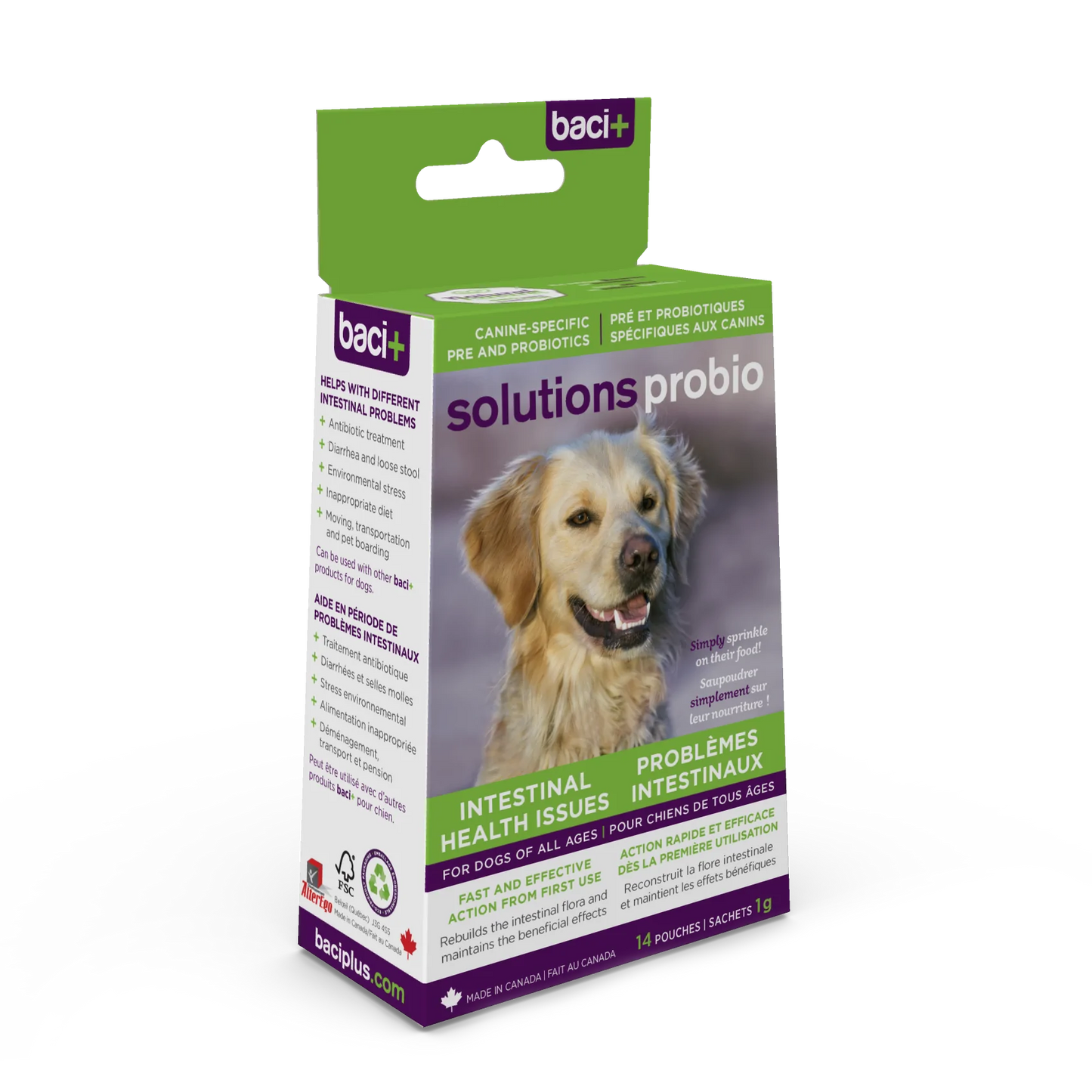 Baci+ - Solutions Probio pour chiens (14 x 1g)