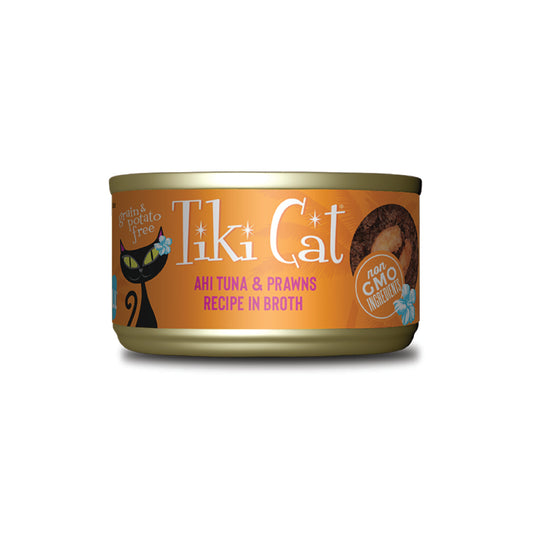 Tiki Cat - Ahi Tuna & Prawns in Broth Wet Cat Food