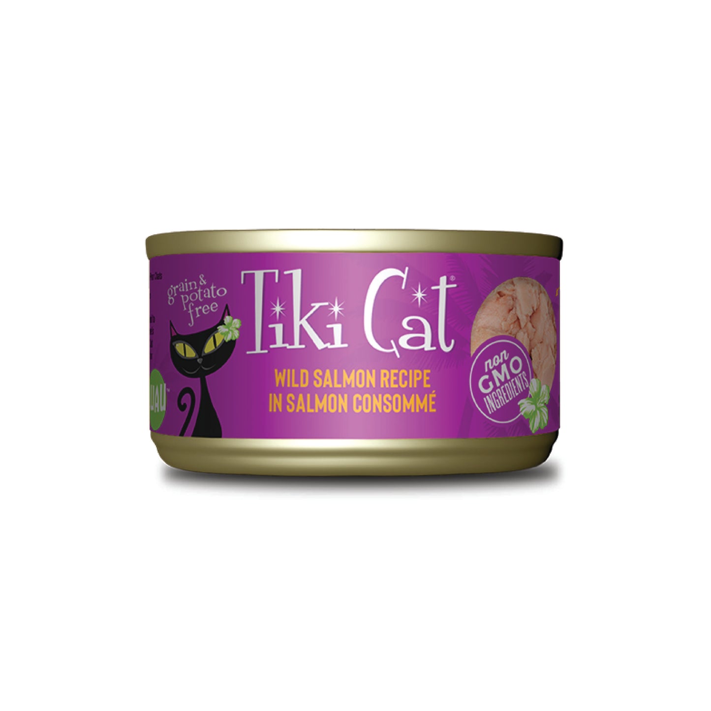 Tiki Cat - Wild Salmon in Salmon Consommé Wet Cat Food (Shreds)