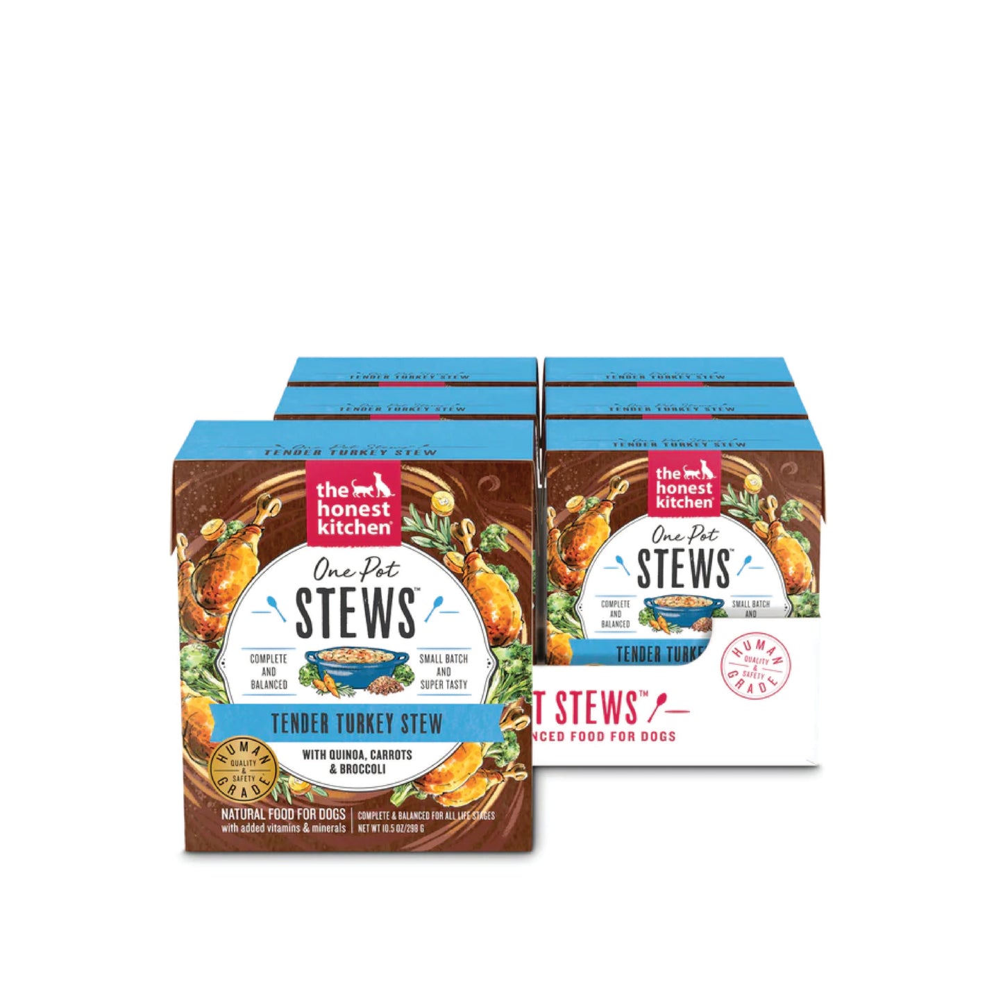 The Honest Kitchen - One Pot Stew Wet Dog Food with Turkey, Quinoa, Carrots & Broccoli