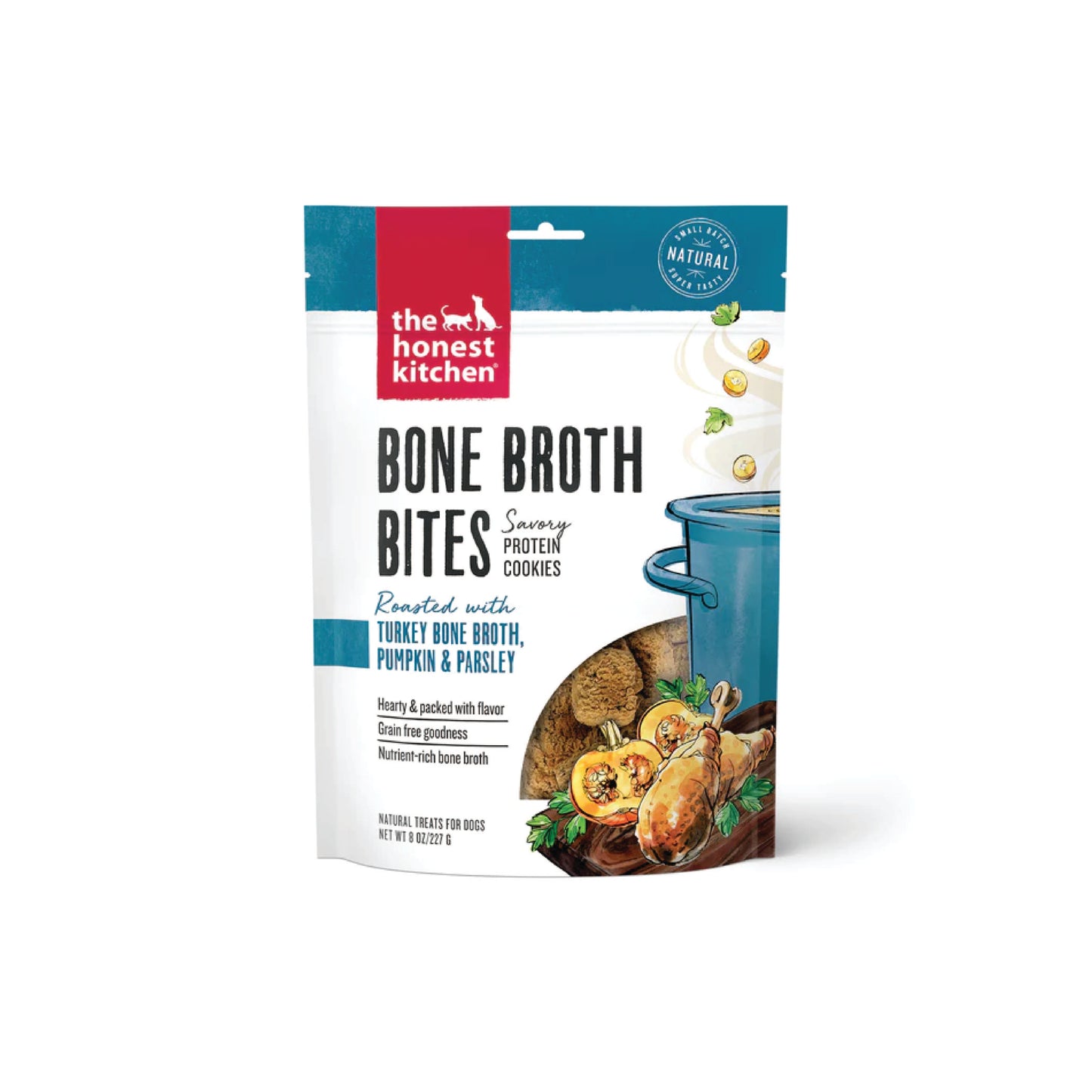 The Honest Kitchen - Gâteries pour chien au bouillon d'os de dinde et à la citrouille