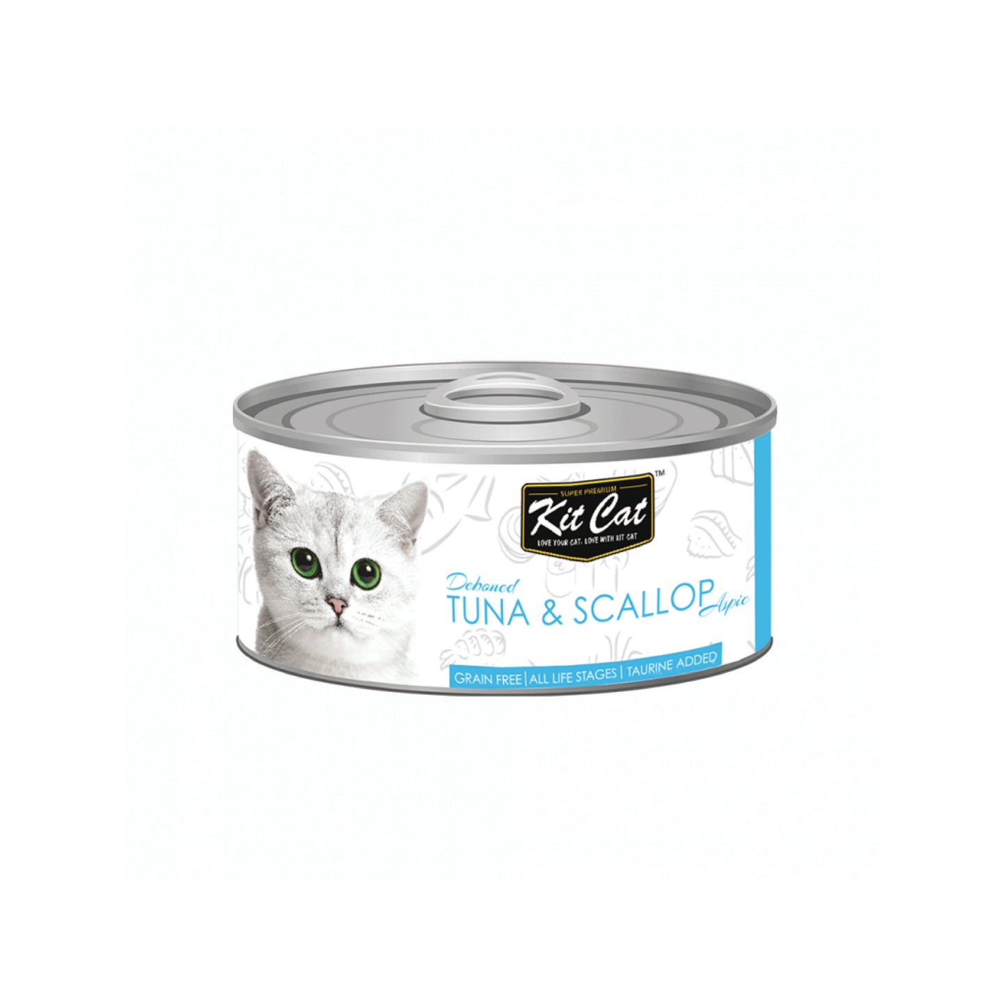Kit Cat - Deboned Tuna & Scallop Toppers