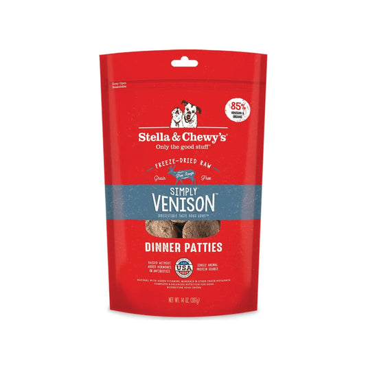 Stella & Chewy's -Simply Venison Freeze-Dried Raw Dinner Patties